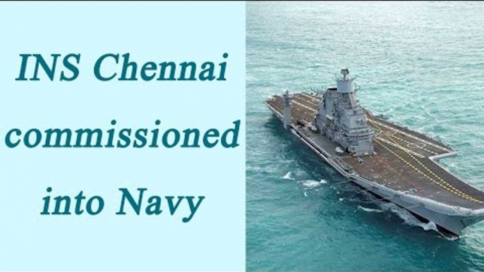 INS Chennai commissioned in Indian Navy by Manohar Parrikar | Oneindia News