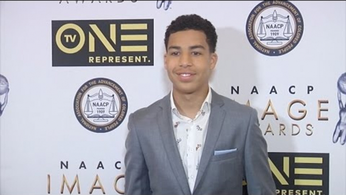 Marcus Scribner "Black-ish" 47th NAACP Image Awards Nominees’ Luncheon Arrival