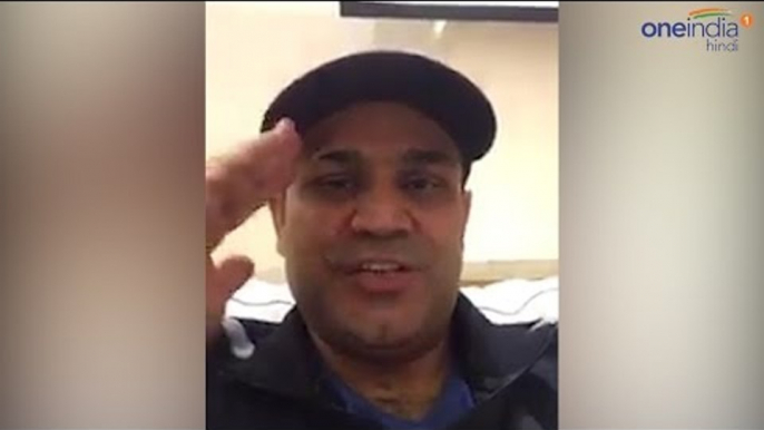 Virender Sehwag wishes 'Happy Diwali' to Indian soldiers, Watch Video | Oneindia News