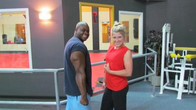 Freddy Palmer Personal Trainer Ottawa Abs and chest Workout with Ashley