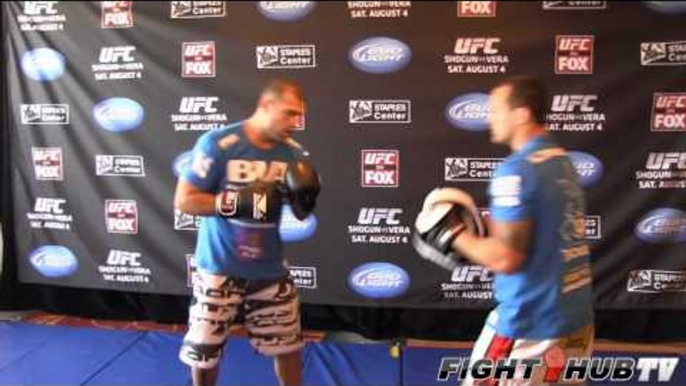 Maurico "Shogun" Rua vs. Brandon Vera: Shogun workout in Los Angeles