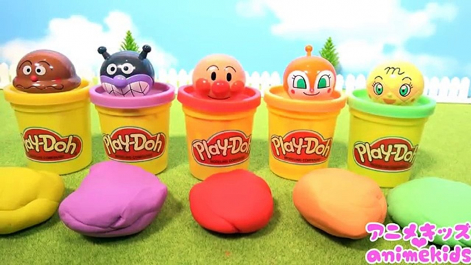 アンパンマン アニメ おもちゃ アンパンマン ねんど スタンプ❤ animekids アニメキッズ animation Anpanman Toy Clay Play Doh