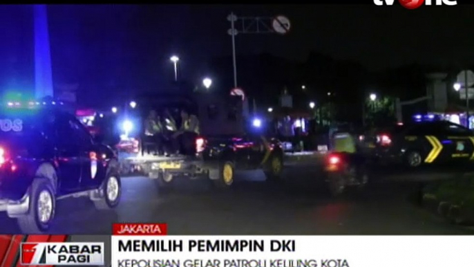 Jelang Pilkada DKI Putaran Dua, Kepolisian Gelar Patroli