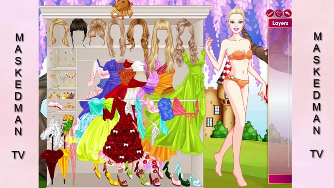 Barbie Dress Up Games _ Disney Princess Barbie Dress Up Games for Girls-C