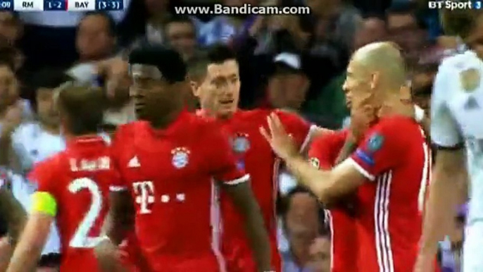 Robert Lewandowski Goal HD - Real Madrid 2-1 Bayern Munchen - 18.04.2017 HD