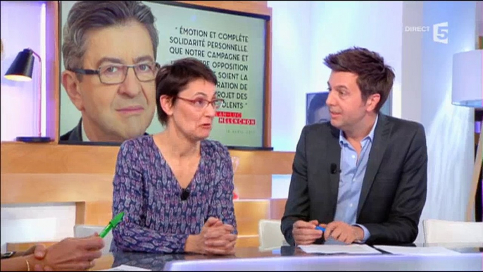 Le projet d'attentat contre François Fillon n'émeut pas du tout Nathalie Arthaud dans "C à vous" - Regardez