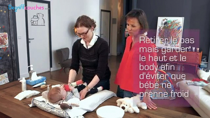 Conseil pratique, comment changer les couches Pampers de bébé