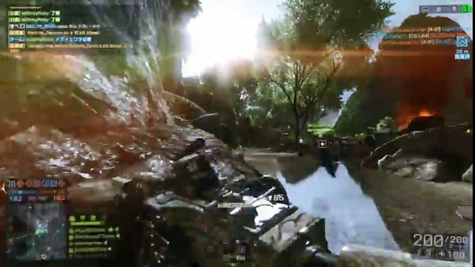 【BF4】 マルチプレイ動画　援護兵奮闘記vol.92_2　コンクエストconquest 【PC】