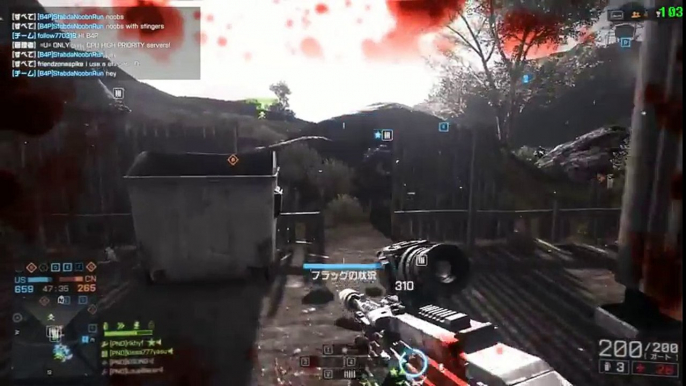 【BF4】 マルチプレイ動画　援護兵奮闘記vol.28_2　MG4　コンクエストconquest 【PC】