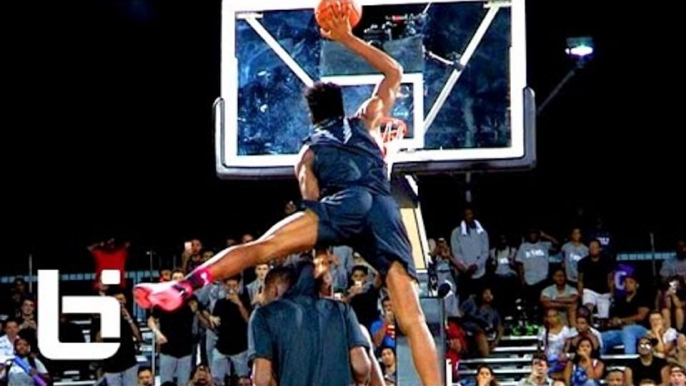 Zion Williamson CRAZY Dunks To Win UA Elite 24 Dunk Contest! He's ONLY 16!!