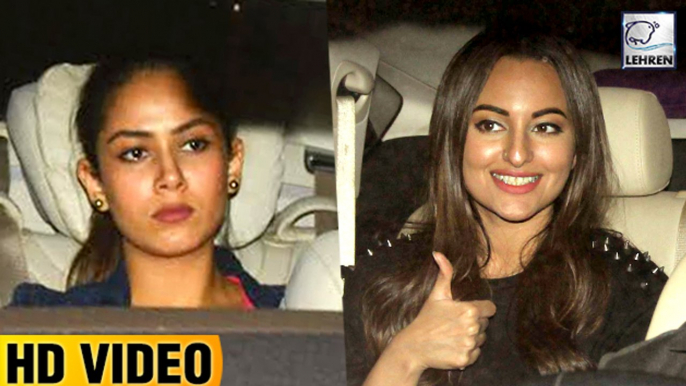 Mira Rajput Attends Shahid Kapoor's Ex Sonakshi's Movie 'Noor' Screening