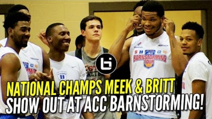 National Champs UNC & Duke ON THE SAME TEAM?! 2017 ACC Barnstorming Highlights Night 1!