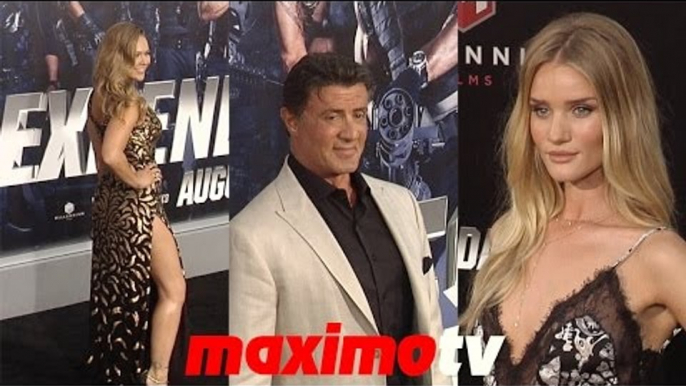 "The Expendables 3" LA Premiere Sylvester Stallone, Ronda Rousey, Jason Statham, Dolph Lundgren