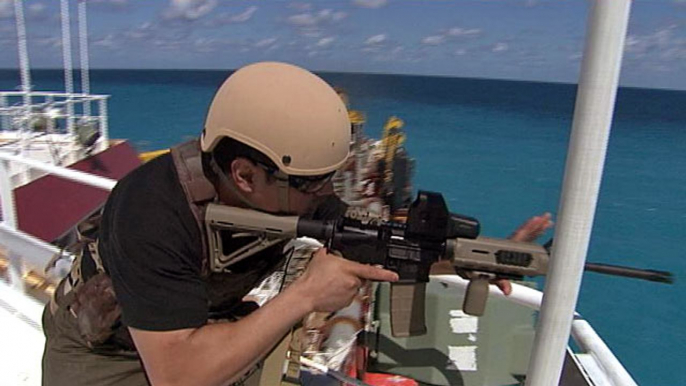 Somali Pirates VS Ship's Private Security Guards