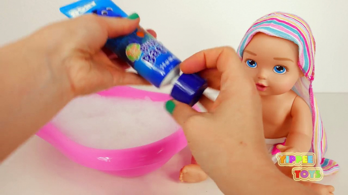 Bébé des ballons bain bulle enfants les couleurs poupée pour enfants Apprendre temps équipe les tout-petits avec