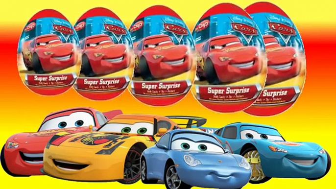 Animación coches huevos huevos huevos sorpresa 20 Disney Pixar 2 huevos con sorpresa Kinder Sorpresa carretilla 2