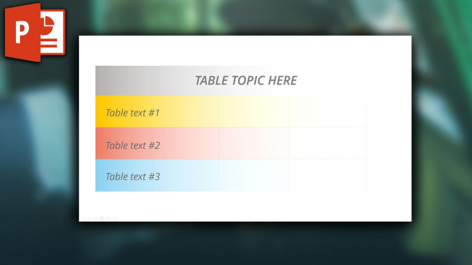 Original Table Design in PowerPoint - How to create better tables ✔