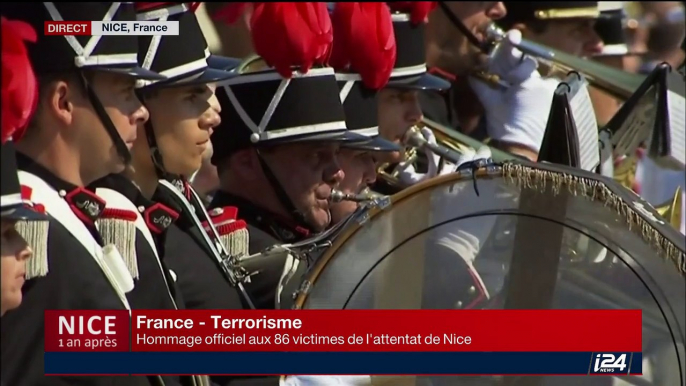 Nice: Emmanuel Macron est arrivé place Masséna