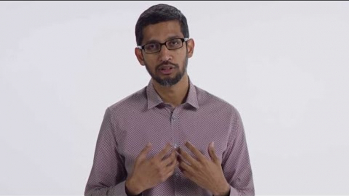 Sundar Pichai welcomes PM Modi with a video message