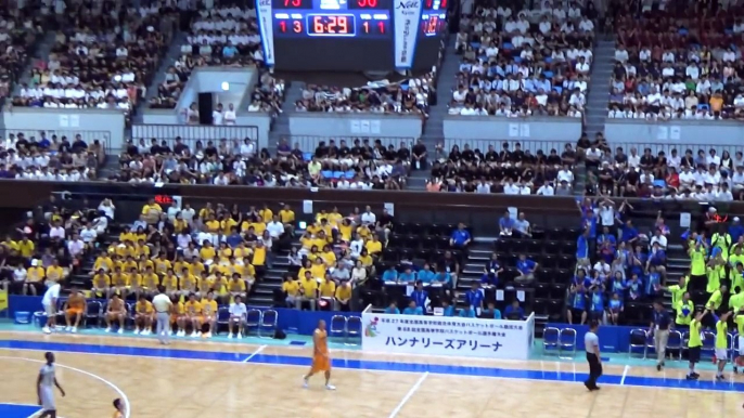 帝京長岡vs八王子(4Q)高校バスケ 2015 インターハイ準々決勝