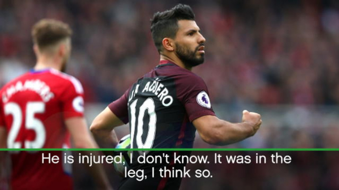 Guardiola confirms Aguero injury, Bravo out for season