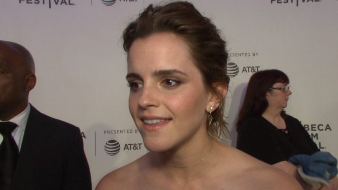 Emma Watson Talks About "Super Power" of Social Media At Premiere