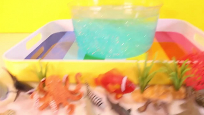 DIY SHARK Toys Slime Aquarium Fish Tank - Toy Sharks, Sea Animals, Toys and Slime _ Craft Videos-FGW