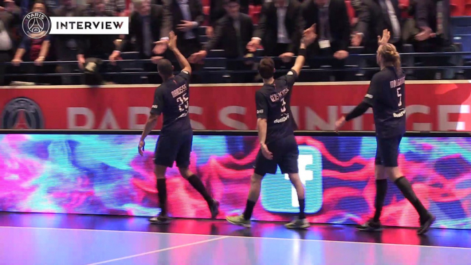 Handball | Interview Uwe Gensheimer (PSG) après la victoire à Szeged