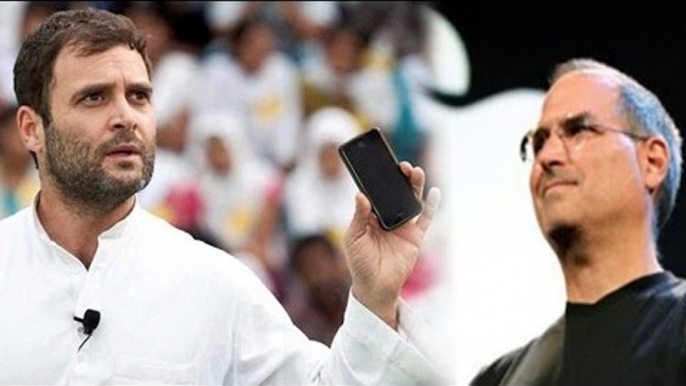 Rahul Gandhi says 'Steve Jobs of Microsoft, gets trolled