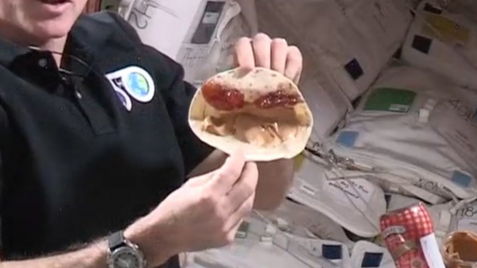 Have you ever wondered how to make a PB&J in space [Mic Archives]