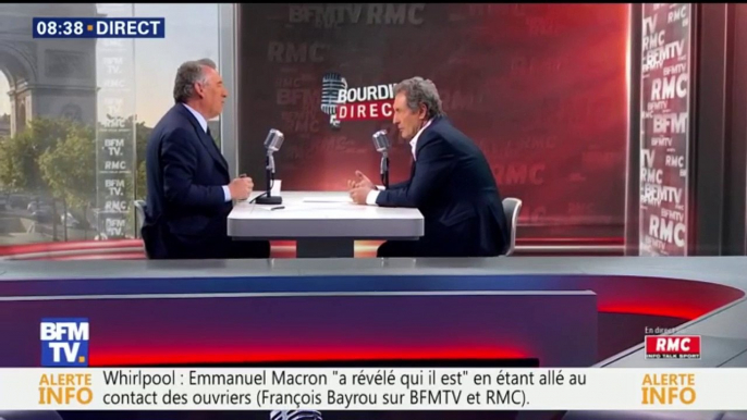 François Bayrou sur Whirlpool: "Marine Le Pen est venue faire des selfies. La campagne, ce n'est pas ça"