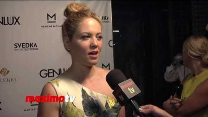 Erika Christensen "Genlux Cover Girl" Release Issue Party Red Carpet Interview
