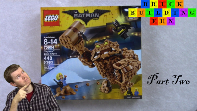 Let's Build Lego Batman Movie Clayface Splat Attack part 2