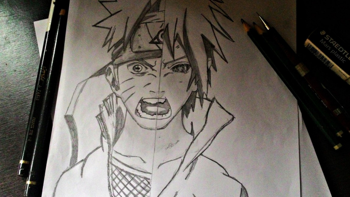 Speed Drawing Naruto / Sasuke (NARUTO)