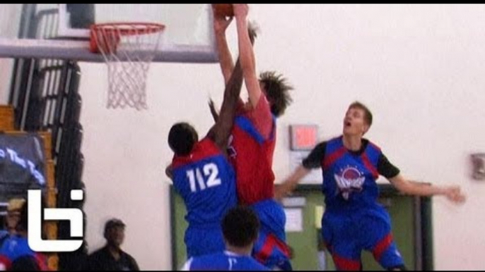 Stephen Zimmerman Dunks ALL Over 6'10 Defender at 2013 Pangos All American Camp!