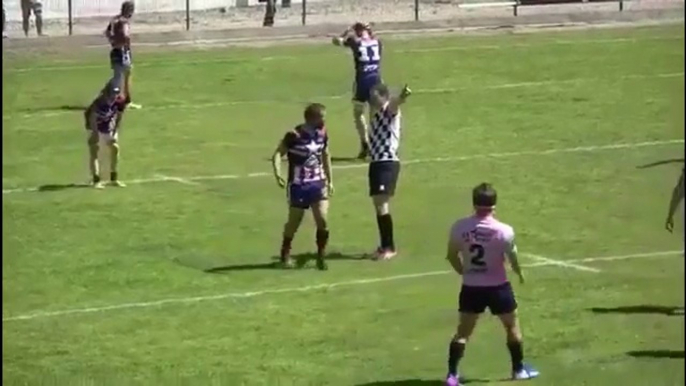 Rugby à XVIII - Un joueur frappe l'arbitre lors d'une demi-finale de coupe junior