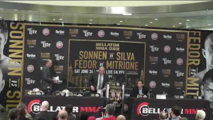 Fireworks!!! SONNEN goes off on SILVA - esnews boxing mms bellator