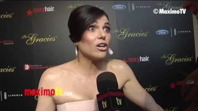 Lana Parrilla Interview 2013 "Gracie Awards" Gala Red Carpet ARRIVALS