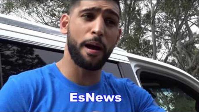 Amir Khan Serious About Fighting MMA and Talks Conor Mcgregor in boxing ring EsNews Boxing