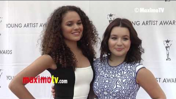 Madison Pettis & Torri Webster "Young Artist Awards" 2013 Red Carpet