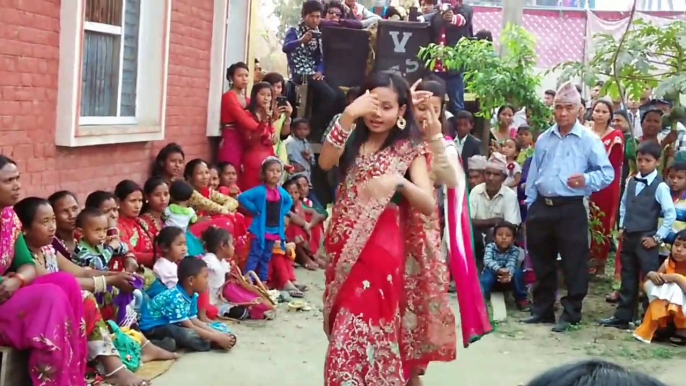 Dance on nepali wedding's in Nepal part 1