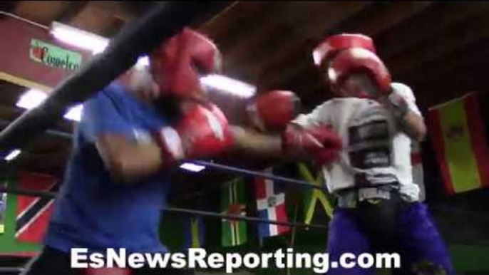 Silver gloves National Champion sparring - EsNews Boxing