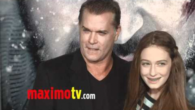 Ray Liotta with his daughter Karsen Liotta "The Grey" Premiere Red Carpet