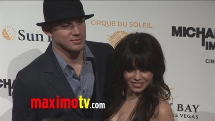 Channing Tatum & Jenna Dewan at Michael Jackson "The Immortal" World Tour Premiere