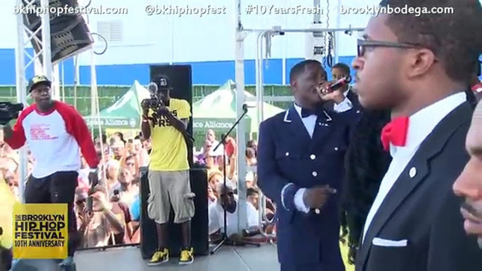 Jay Z and Jay Electronica Rock The Brooklyn Hip Hop Festival  2014