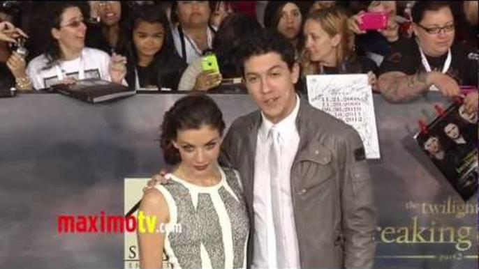 Jared Kusnitz and Sarah Habel TWILIGHT "Breaking Dawn Part 2" Premiere ARRIVALS