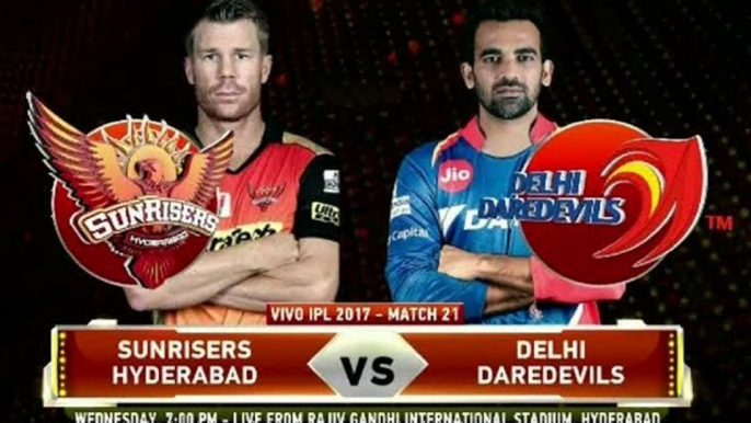 IPL 2017 | Match 21 |  Highlights | SRH vs DD | Sunrisers Hyderabad vs Delhi Daredevils