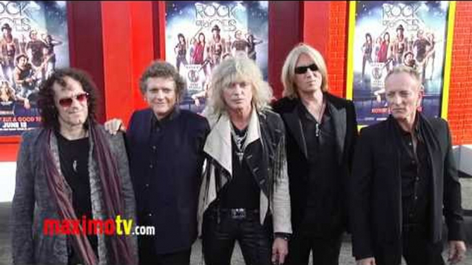 Def Leppard at "Rock of Ages" World Premiere Arrivals - Maximo TV Red Carpet Video