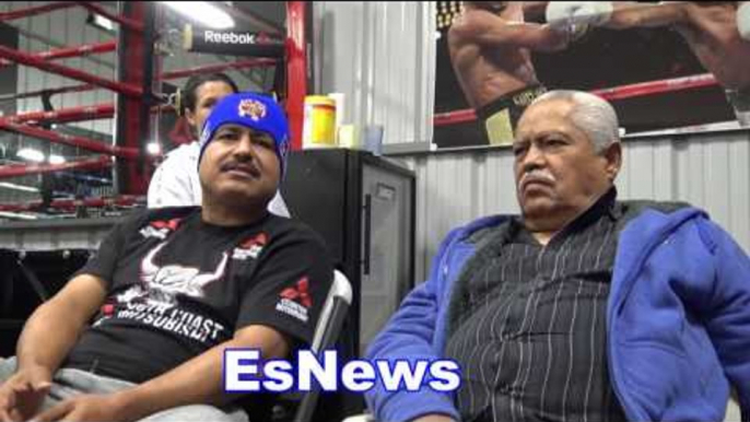 Robert Garcia and Big G Where Should Canelo vs Chavez Fight Take Place? EsNews Boxing