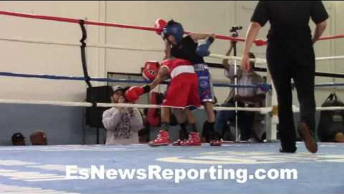 Jonathan El Gallito Silver Gloves fight  - EsNews Boxing